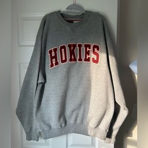 Grey Virginia Tech vintage crewneck